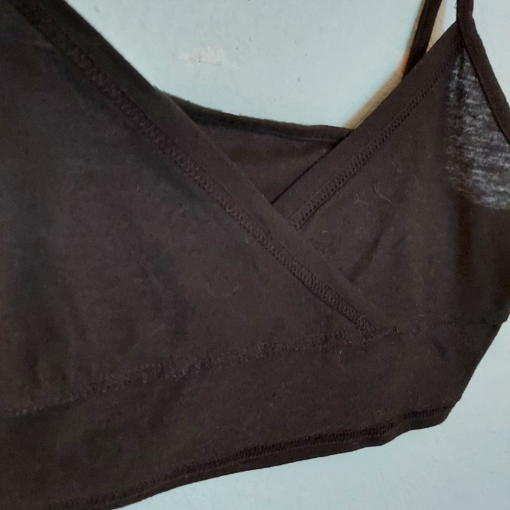 Black crop top